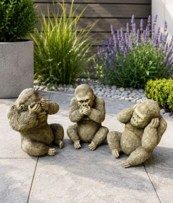 Three Wise Monkeys Set