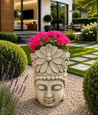 Queen Buddha Flower Pot