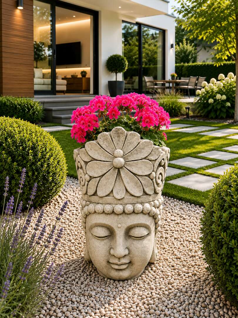 Queen Buddha Flower Pot